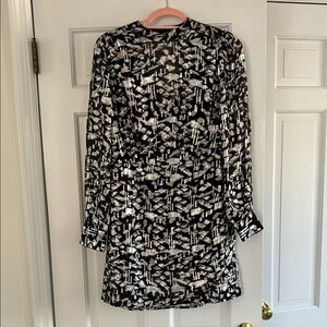NWT Black and White Patterned Women's Dress